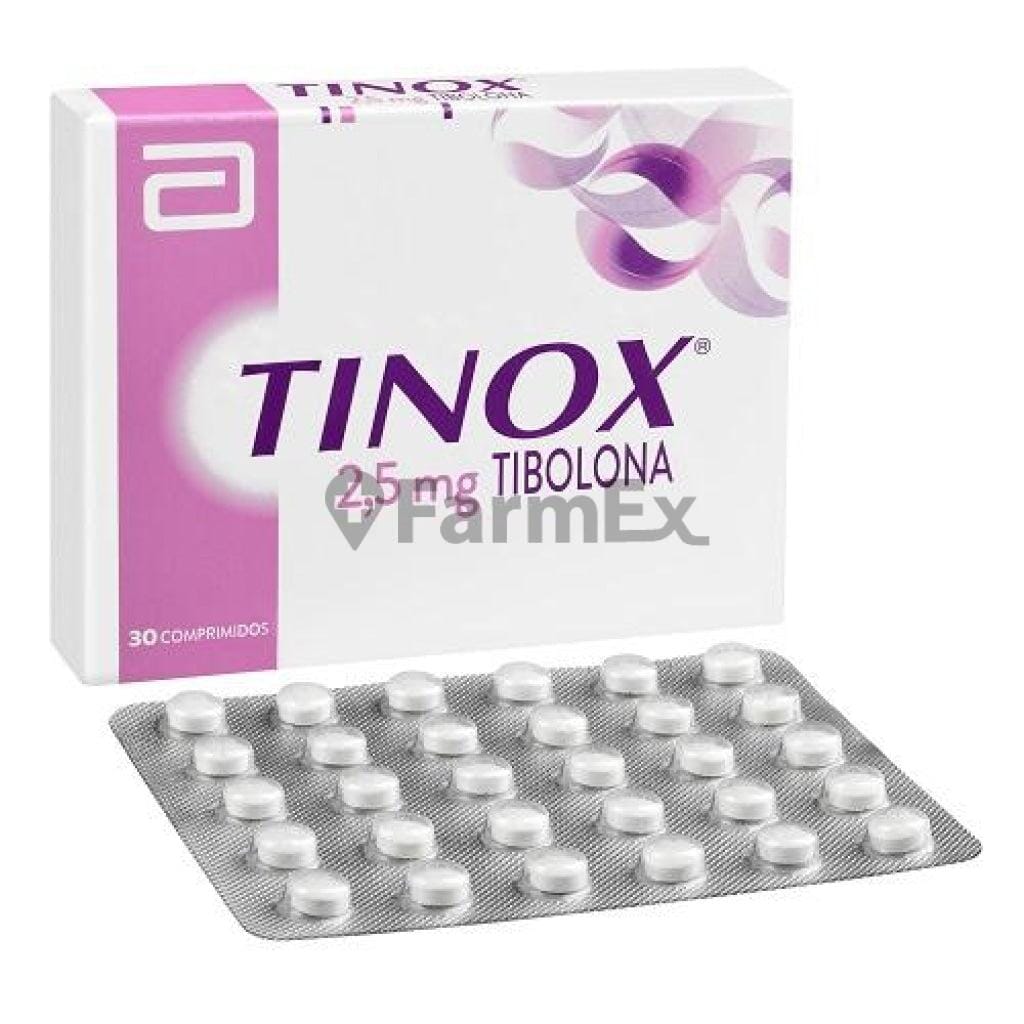 Tinox 2,5 mg x 30 comprimidos Farmex-VidaTres-Persistente